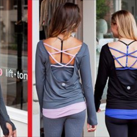 PURE BARRE X SPLITS 59 FAVORITE BLACK PULLOVER MED - Picture 1 of 10